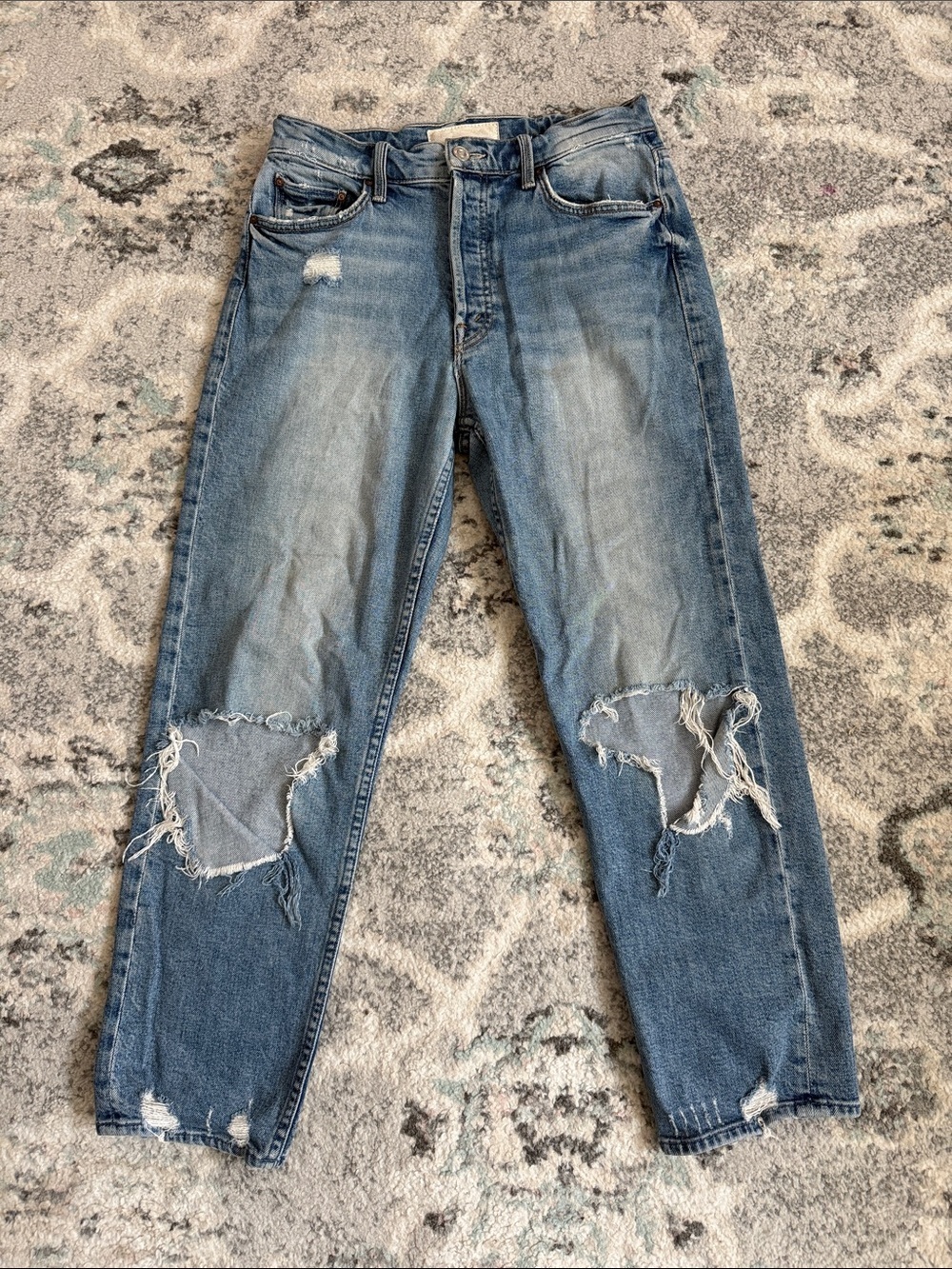 Mother The Tom Cat Jeans in The Confession Wash